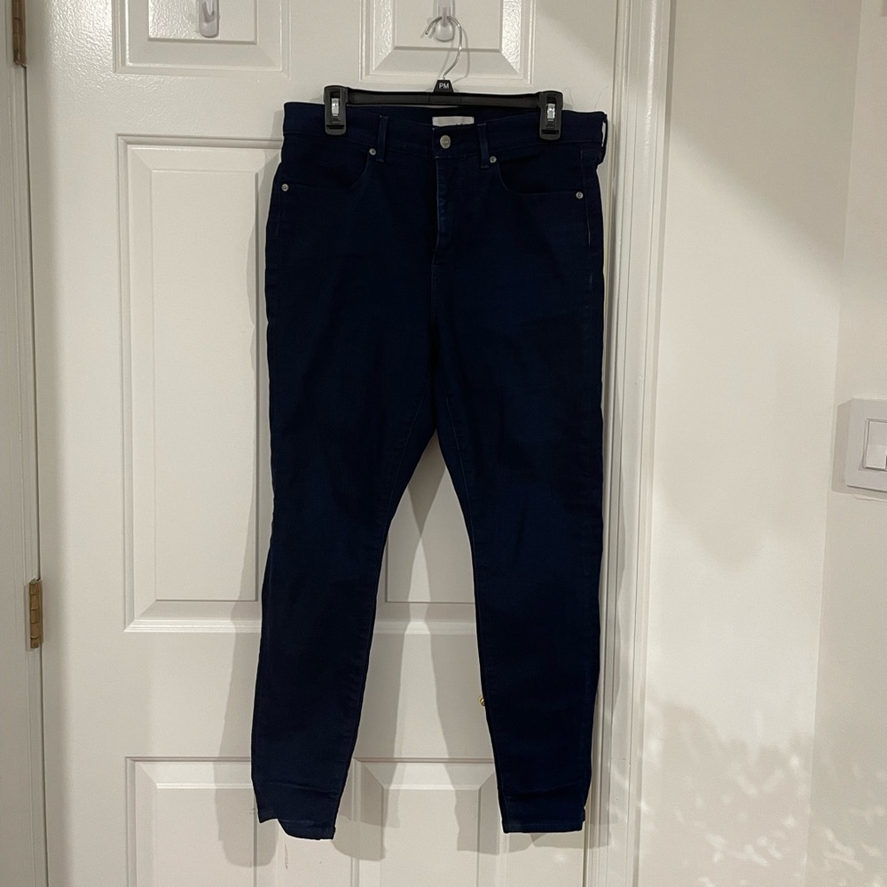 LOFT Petite Dark Wash Jean Leggings